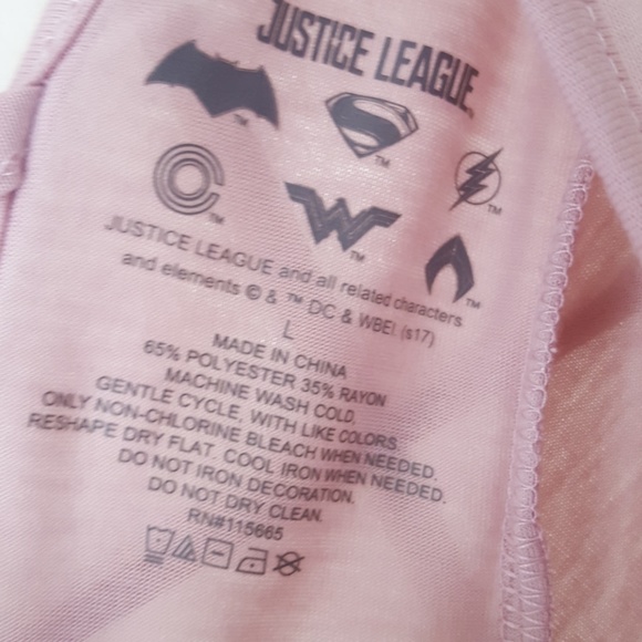 Justice League V-neck Top with crisscross on back - Picture 4 of 5